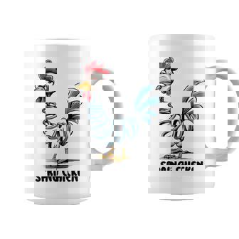 春のチキンチキンポゴスティックファニーチキン コーヒーマグ - Kawaiitshirt