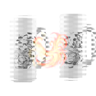 朱雀 不死鳥 火の鳥 フェニックス 漢字 イラスト バックプリント コーヒーマグ - Kawaiitshirt