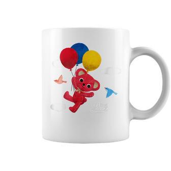 森のぬいぐるみラズ ぷかぷか風船 コーヒーマグ - Kawaiitshirt