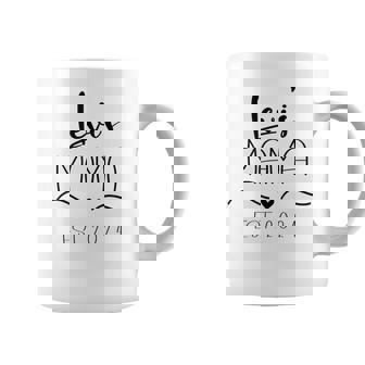 母の日 リーバイス Mama Est 2024 かわいい シンプル ミニマル コーヒーマグ - Kawaiitshirt