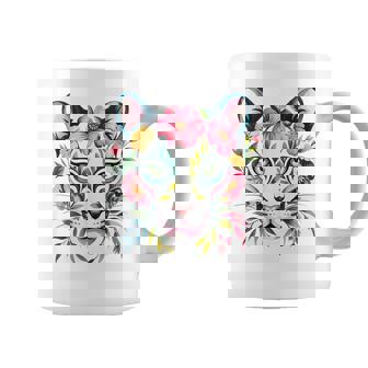 水彩ファンタジー風プーマの花 コーヒーマグ - Kawaiitshirt