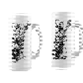 犬 ギタリスト ギター ペンブローク ウェールズ コーギー パパ ママ コーヒーマグ - Kawaiitshirt