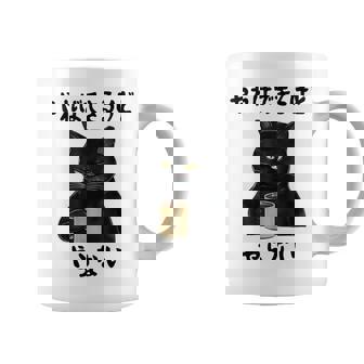 猫「やればできるけどやらない」文字入り おもしろ 筆文字 面白い 服 面白い コーヒーマグ - Kawaiitshirt