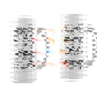 異なるタイプのエビの品種コレクション、かわいいエビ愛好家。 コーヒーマグ - Kawaiitshirt