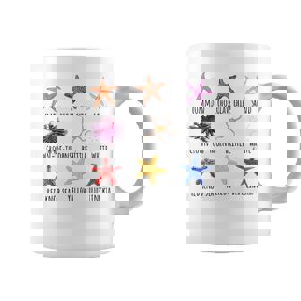 異なるタイプのヒトデの品種コレクション、かわいいヒトデ Lo コーヒーマグ - Kawaiitshirt