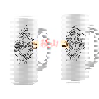 秋山 苗字 面白いtシャツ 胸 名前 おもしろ グッズ 服 筆文字 文字 入り 面白い ネタ メンズ コーヒーマグ - Kawaiitshirt