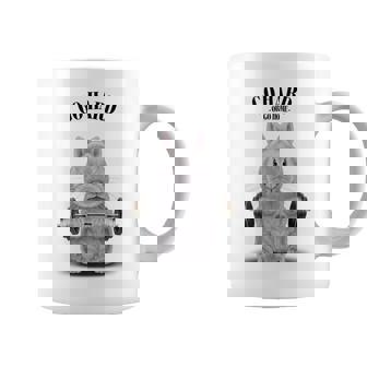 筋トレ ジム やる気がないなら家に帰れ ネザーランドドワーフ ウサギ ホワイト コーヒーマグ - Kawaiitshirt