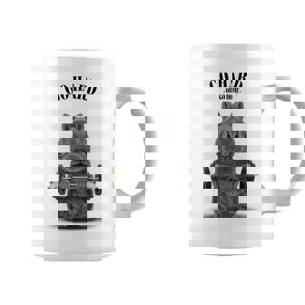 筋トレ ネザーランドドワーフ ウサギ ブルー コーヒーマグ - Kawaiitshirt