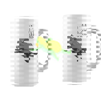 終わった、リラックスしているカエル、カエル好きの面白いカエル、カエル コーヒーマグ - Kawaiitshirt