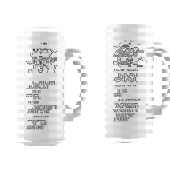 縄文・古来の精神。Tomodachi 土偶 遮光器土偶 ハート形土偶 仮面の女神 宇宙人 はにわ シュール シンプル コーヒーマグ - Kawaiitshirt