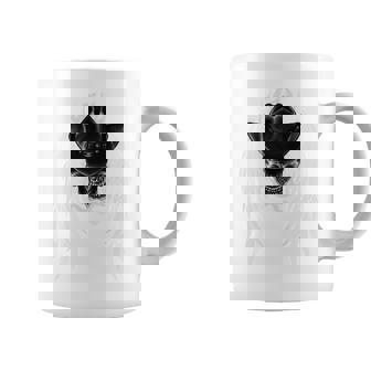 羽の天使の翼 カウボーイスカル 背中 コーヒーマグ - Kawaiitshirt