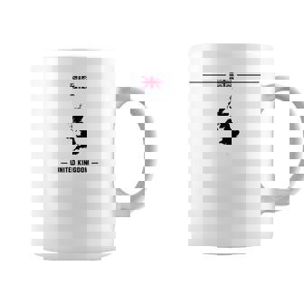 英国の国旗と地図と国の名前 イギリス コーヒーマグ - Kawaiitshirt