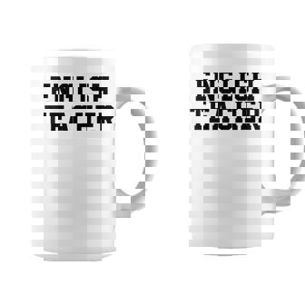 英語教師 かわいい教師の学校服 コーヒーマグ - Kawaiitshirt