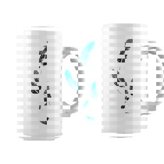 落ちる青い鳥の羽 コーヒーマグ - Kawaiitshirt