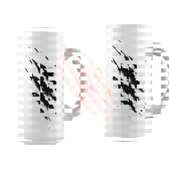 血まみれのシャツ ハロウィン ゾンビ 爪 マーク 血のはね コーヒーマグ - Kawaiitshirt