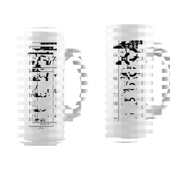 視力検査 おもしろ デザイン カエル コーヒーマグ - Kawaiitshirt