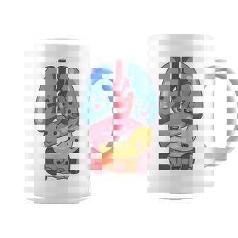 解剖学 生理学 心臓 肺 生命 器官 イラスト コーヒーマグ - Kawaiitshirt