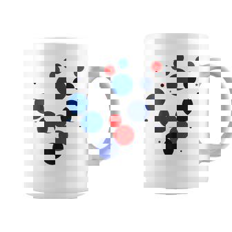 赤 青 ドット イベント 家族 お揃い コーヒーマグ - Kawaiitshirt