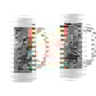 越後の龍 上杉謙信 長尾景虎 毘沙門天 軍神 バックプリント コーヒーマグ - Kawaiitshirt