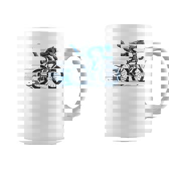 趣味のサイクリストのためのおしゃれな面白いロードバイク猫。 コーヒーマグ - Kawaiitshirt