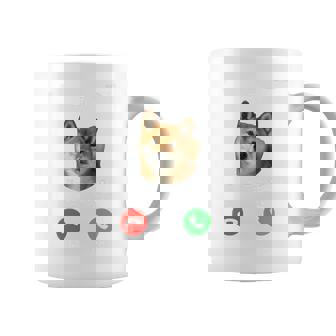 面白いtシャツ 柴犬 着信 イヌ わんこ メンズ 犬好き グッズ かわいい おもしろ 面白い 服 ネタ 長袖tシャツ コーヒーマグ - Kawaiitshirt