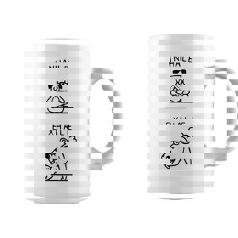 面白いtシャツ 面白いパグヨガのポーズ パグ好きなパグの飼い主さん コーヒーマグ - Kawaiitshirt