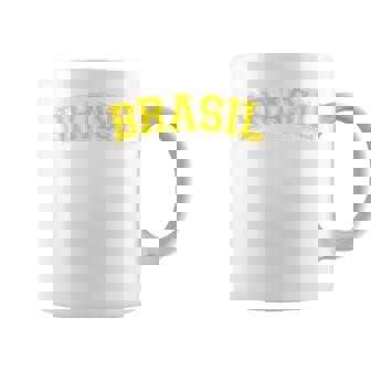 面白いブラジルシャツ ブラジルグリーンフラッグ コーヒーマグ - Kawaiitshirt