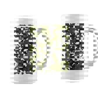 面白い猫のカモフラージュカモフラージュパターンペット猫 コーヒーマグ - Kawaiitshirt