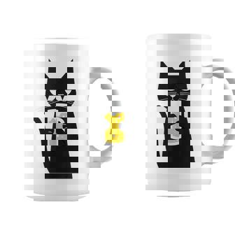 面白い黒猫はビールが大好きおもしろいビール好き コーヒーマグ - Kawaiitshirt