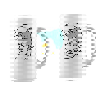 面白くてかわいい小さなアヒルが波をキャッチ。 コーヒーマグ - Kawaiitshirt