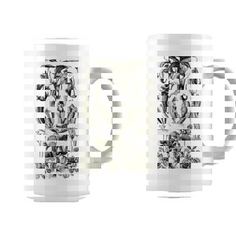 食虫植物 ヴィンテージ サラセニア ボタニカル コーヒーマグ - Kawaiitshirt