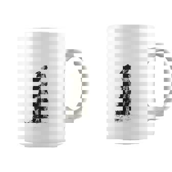 飼い主を見ているボーダーコリー 農場の犬 コーヒーマグ - Kawaiitshirt