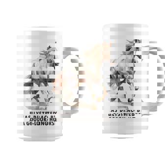 馬の水彩画、乗馬、優雅な高速ランニング馬 コーヒーマグ - Kawaiitshirt