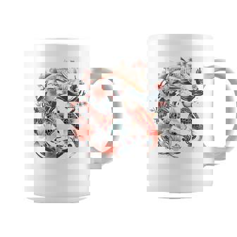 鯉 桜 長袖tシャツ コーヒーマグ - Kawaiitshirt