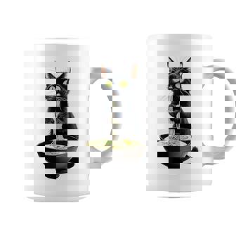 黒猫 ラーメン 麺 和食 コーヒーマグ - Kawaiitshirt