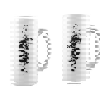 龍体文字 きに むく つる えて フトマニ図 神代文字 龍神様 縄文 かっこいい 開運 言霊 お守り コーヒーマグ - Kawaiitshirt