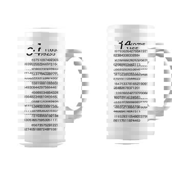 （背中側 バックプリント）314 円周率 パイ《数学》【変なtシャツ屋さん】理数系 数字 メッセージ 面白い コーヒーマグ - Kawaiitshirt