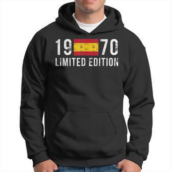 1970 Edición Limitada España Con Bandera Cumpleaños Sudadera - Regaloses