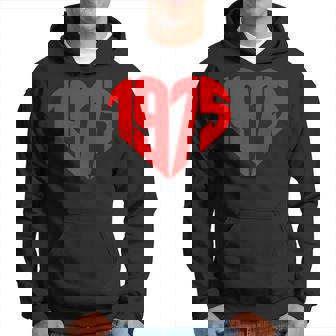 1975 ハート ヴィンテージ 1975年製 ハート型 愛 50歳の誕生日に パーカー - Kawaiitshirt