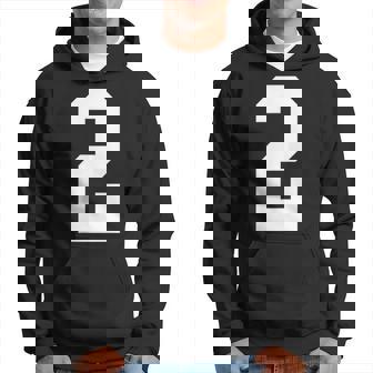 2番の大学スポーツスタイル。ホワイト。 パーカー - Kawaiitshirt