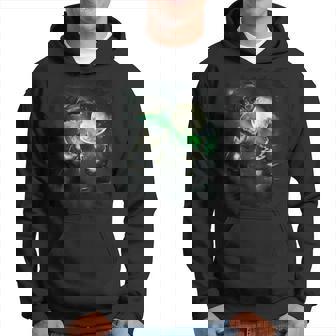 3 サイ クワガタ カブトムシ 月 三匹狼 ハウリング パーカー - Kawaiitshirt