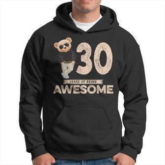 30歳の誕生日 メンズ レディース オリジナル 素晴らしいテディベア パーカー - Kawaiitshirt