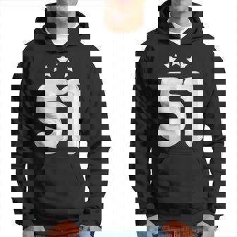 51 歳の誕生日番号 51 バルーン 51 歳の誕生日 パーカー - Kawaiitshirt