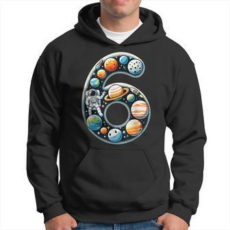 6 Años De Edad Astronauta Del Espacio Exterior 6º Cumpleaños Niño Niña Niños Sudadera - Regaloses
