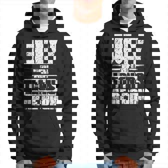 7月 伝説が生まれるとき 誕生月デザイン パーカー - Kawaiitshirt