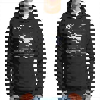 Airbus-A318 エアクラフト ホワイト パーカー - Kawaiitshirt