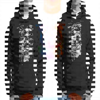 Arte De Acuarela De Perro Bull Terrier Detaffordshire Sudadera - Regaloses