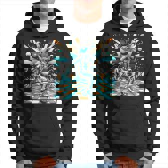 Astronaute Dansant Dans Une Galaxie Lointaine Disco Trippy Astronaute Sweat à capuche - Cadeauxyz