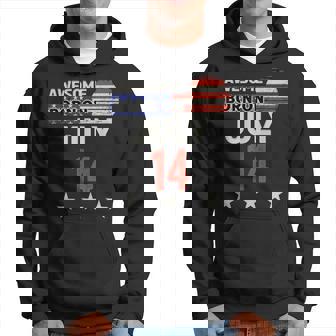 Awesome 7月14日 ヴィンテージ アメリカ国旗 クラシック 7月14日 パーカー - Kawaiitshirt