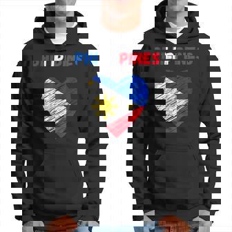 Bandera De Filipinas Con Diseño De Corazón De Filipinas Sudadera - Regaloses